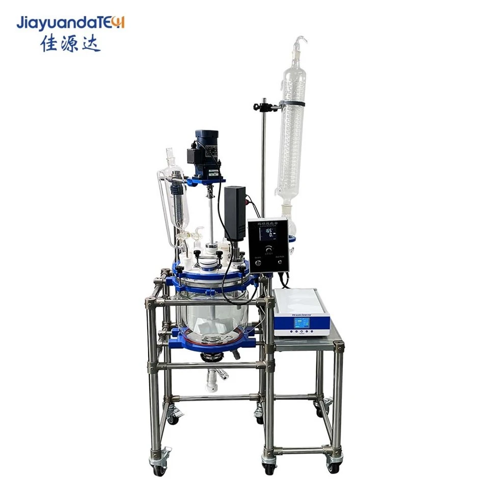 Adweithydd Gwydr Siaced Ultrasonic